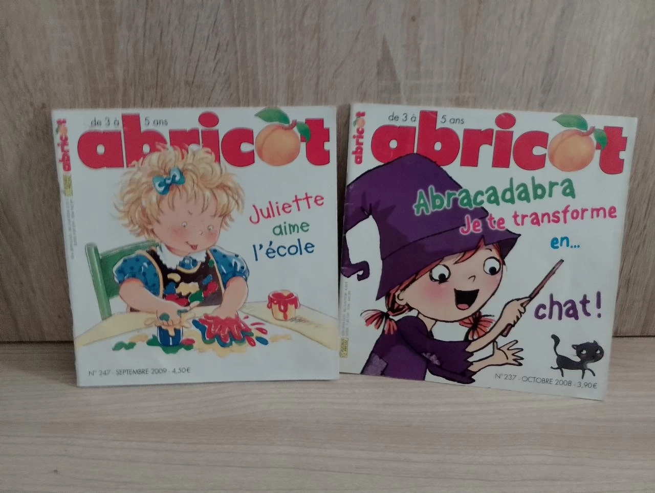 Lot de 2 magazine, abricot, n°237, 247